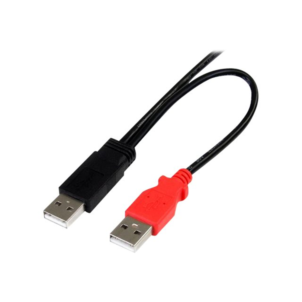 3 ft USB Y Cable for External Hard Drive
