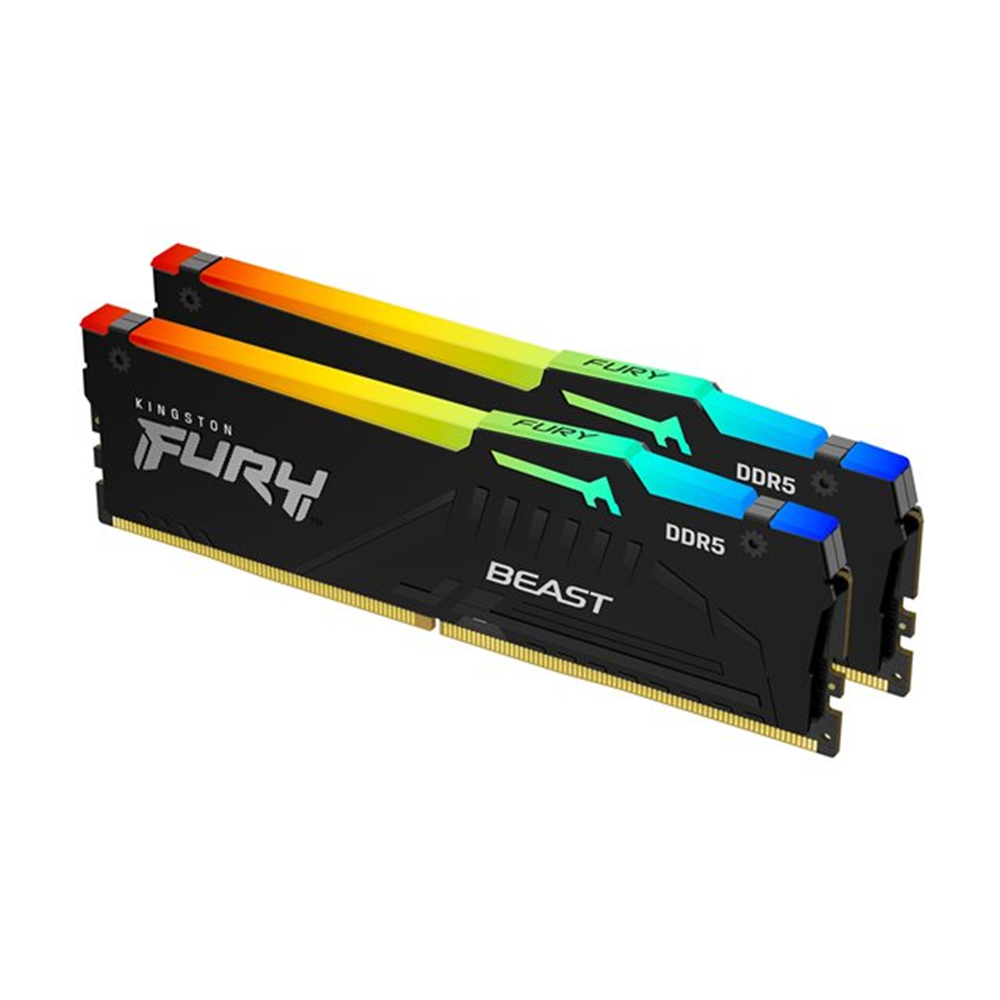 32GB 5600MT/s DDR5 CL40 DIMM (Kit of 2)FURY Beast RGB