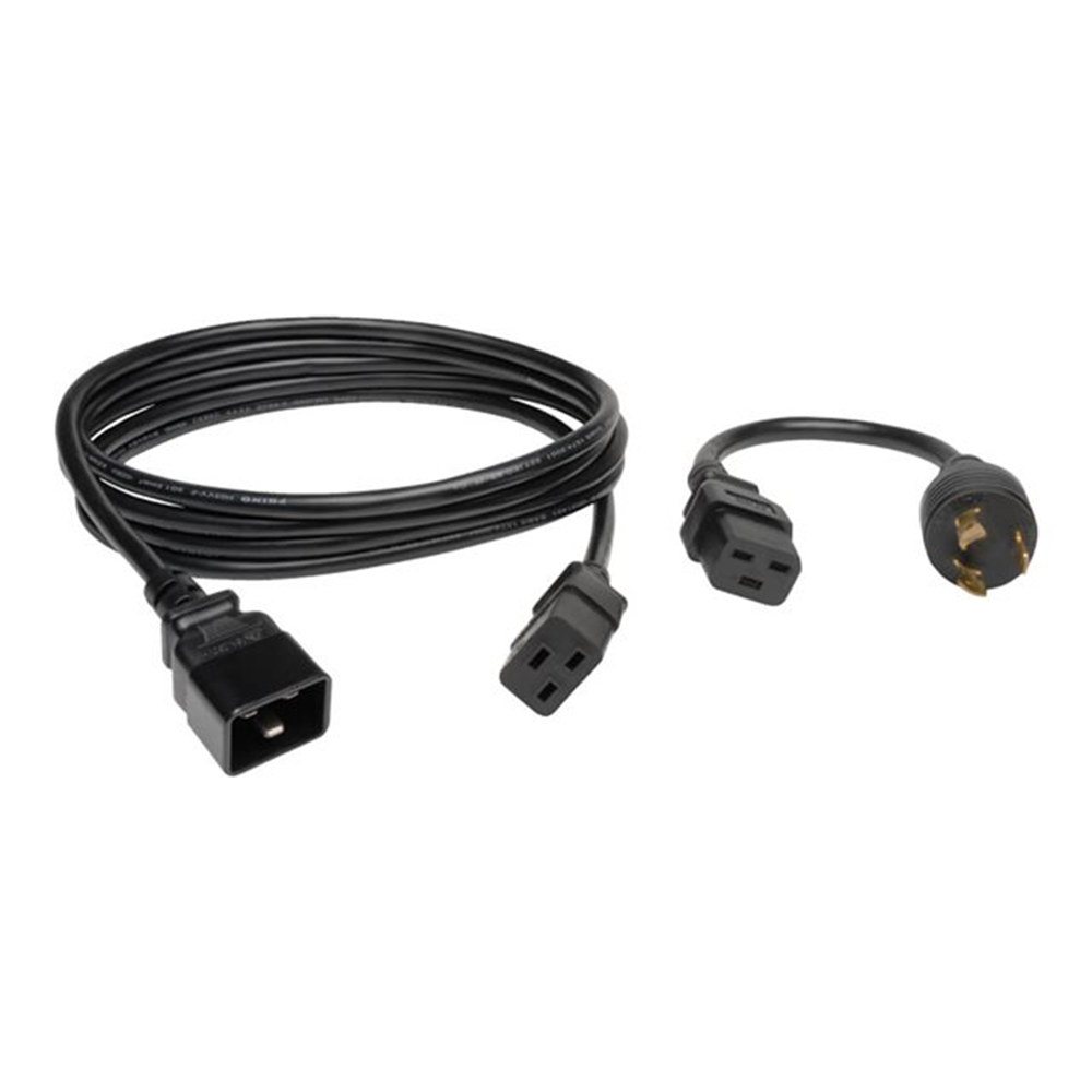 3.7kW Single-Phase 208/230V Switched PDU - LX Platform 8 C13 Outlets C20 Input with L6-20P Adapter 2.4m Cord 1U Rack-mount TAA