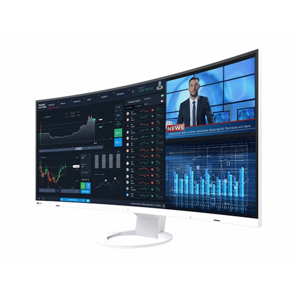 38 Inch Ultra Widescreen curved 3840 x 1600 white