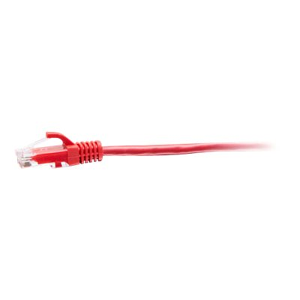 3FT/0.9M CAT6A SLIM PATCH 28AWG RED