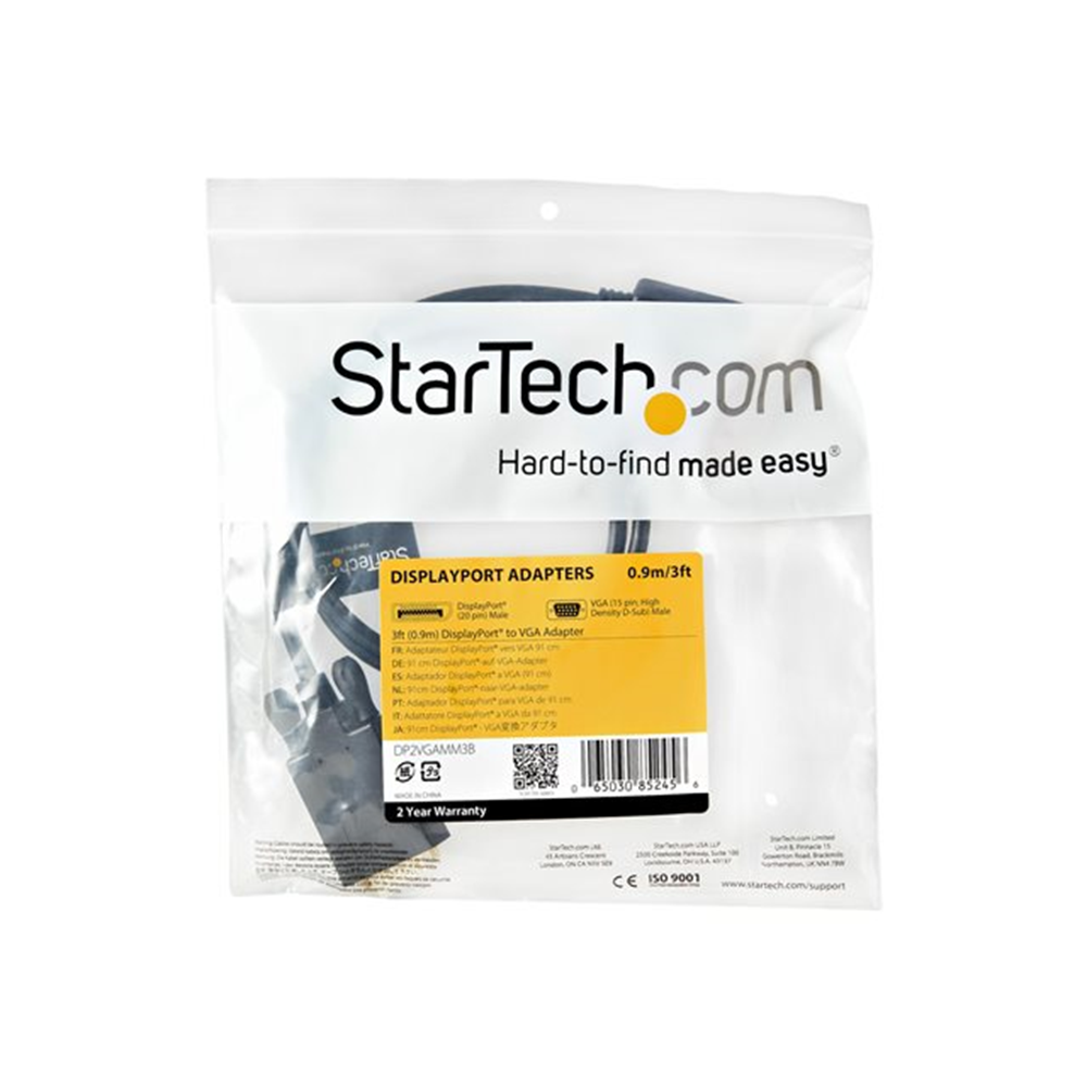 3ft DisplayPort DP to VGA Adapter 3ft DisplayPort DP to VGA Adapter
