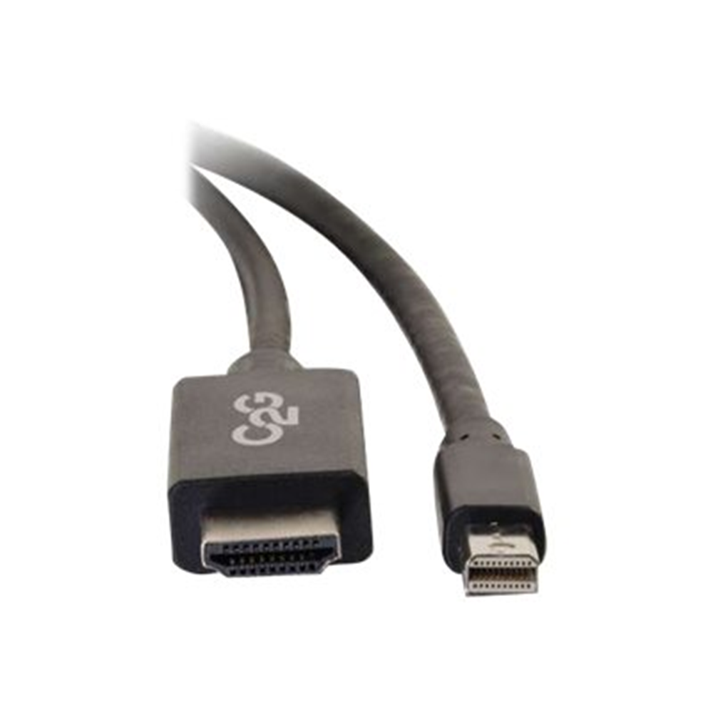 3ft MiniDP M to HDMI M Cable Black