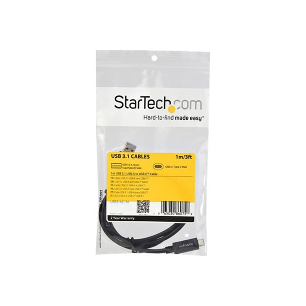 3ft USB C to A Cable - USB 3.1 10Gbps