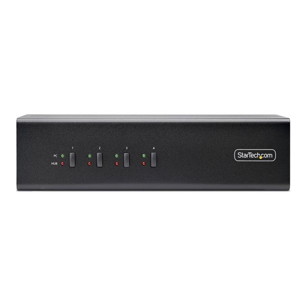 4-Port Dual-DisplayPort KVM Switch 4K