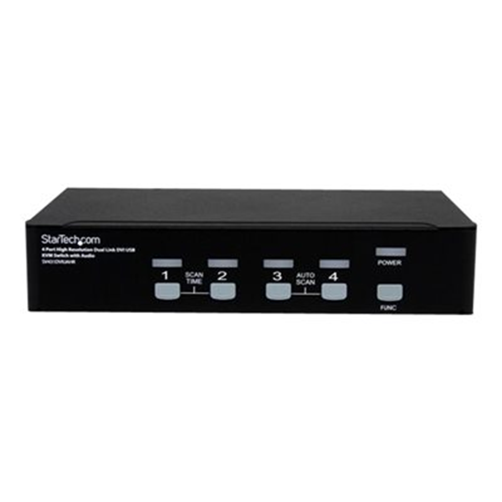4 Port High Res USB DVI Audio KVM Switch
