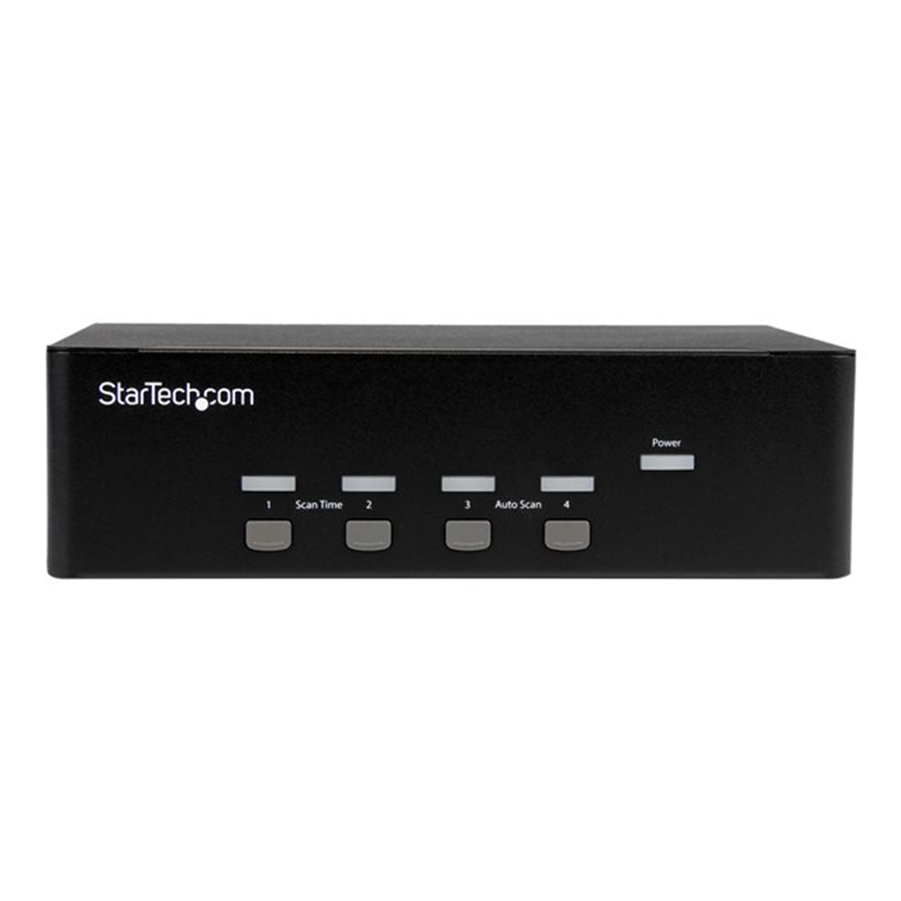 4-port KVM Switch w/Dual VGA - USB 2.0