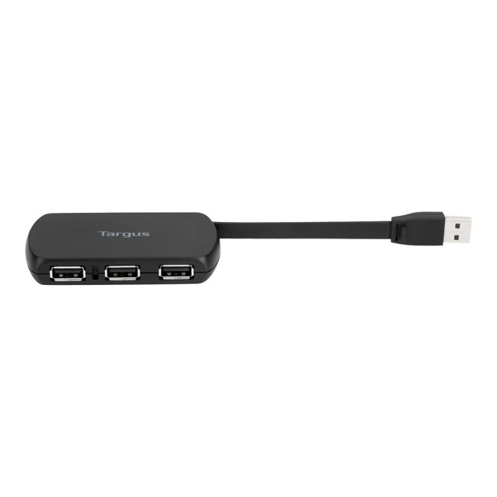 4 Port USB 2.0 Hub Black