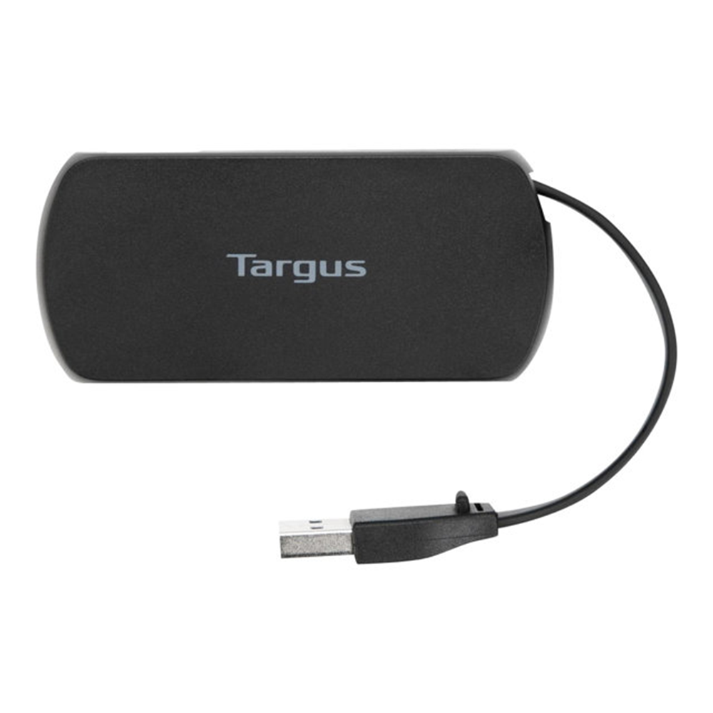 4 Port USB 2.0 Hub Black