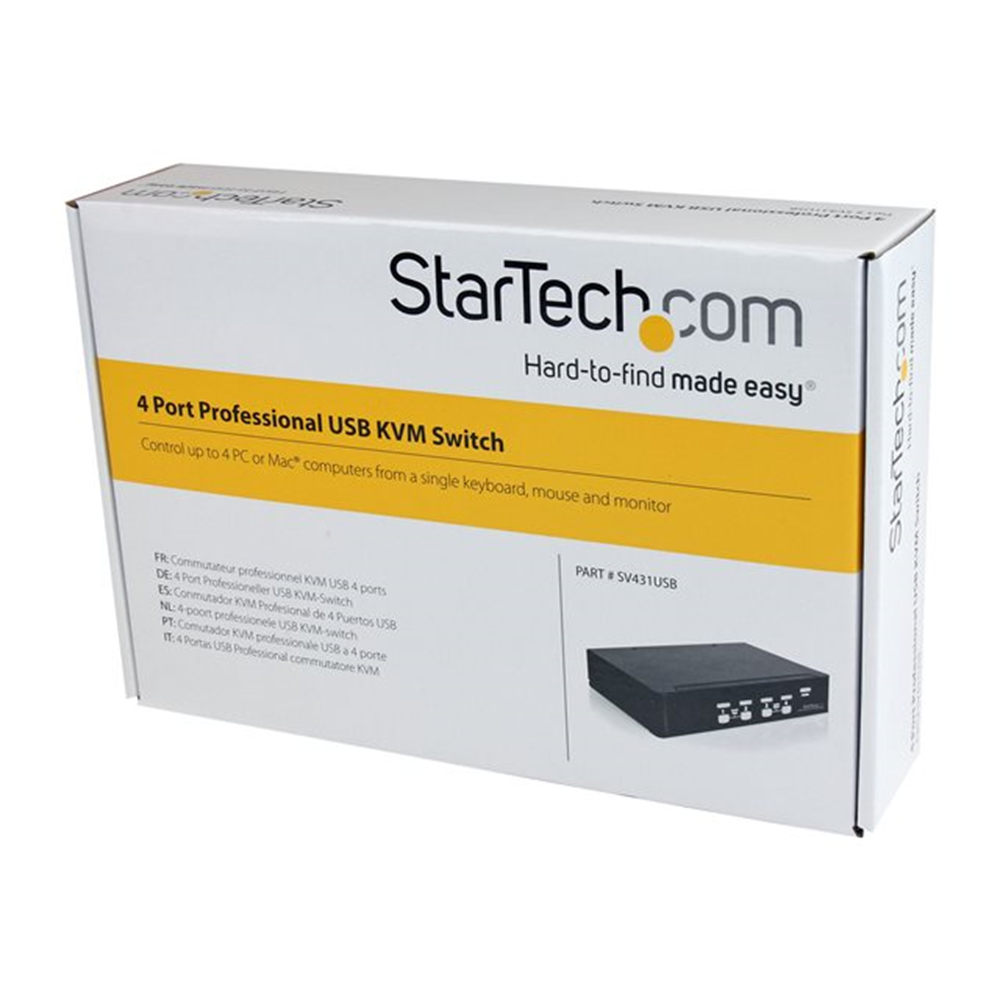 4 Port VGA USB KVM Switch with Hub 4 Port VGA USB KVM Switch with Hub