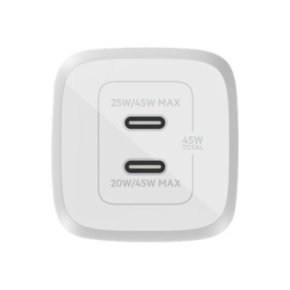 45W Dual USB-C GaN Charger Universal
