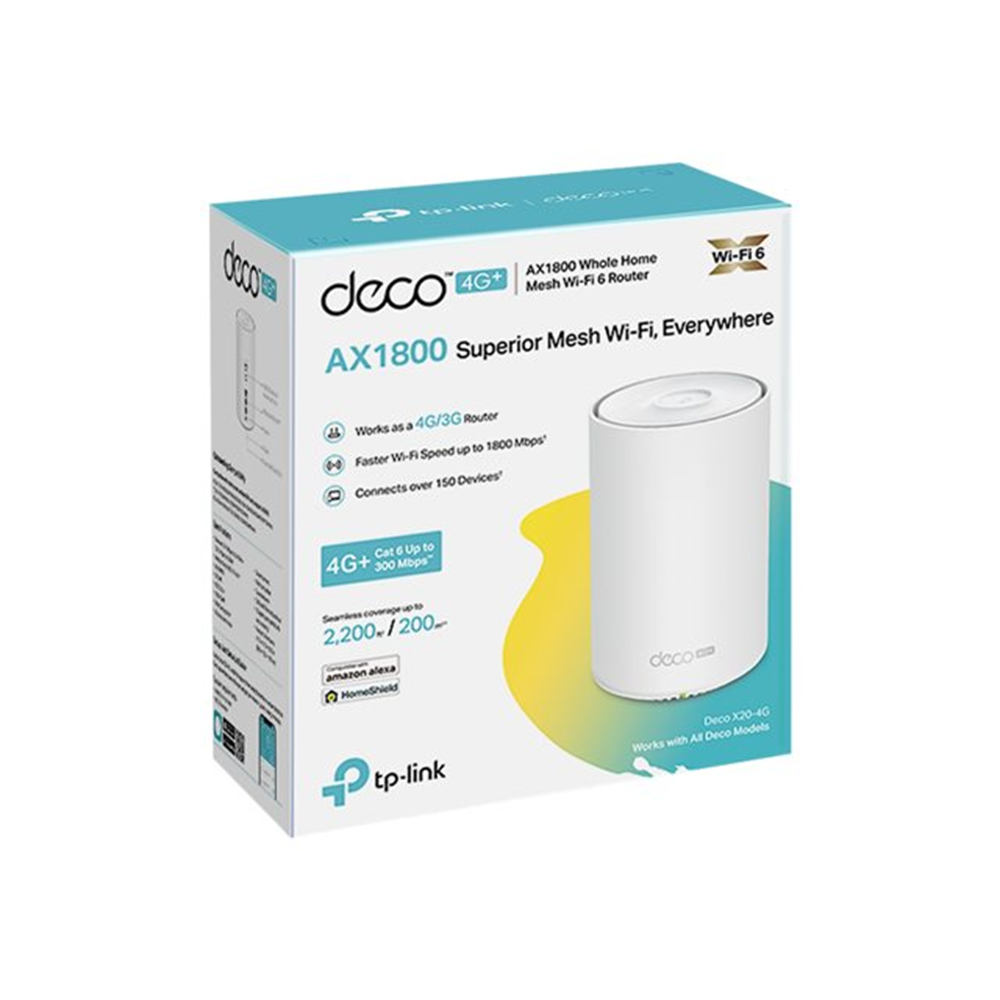 4G+ AX1800 Mesh Wi-Fi 6 Router