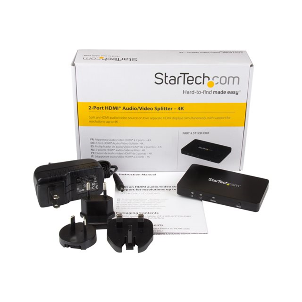 4K HDMI 2-Port Video Splitter - 4K 30Hz 4K HDMI 2-Port Video Splitter - 4K 30Hz