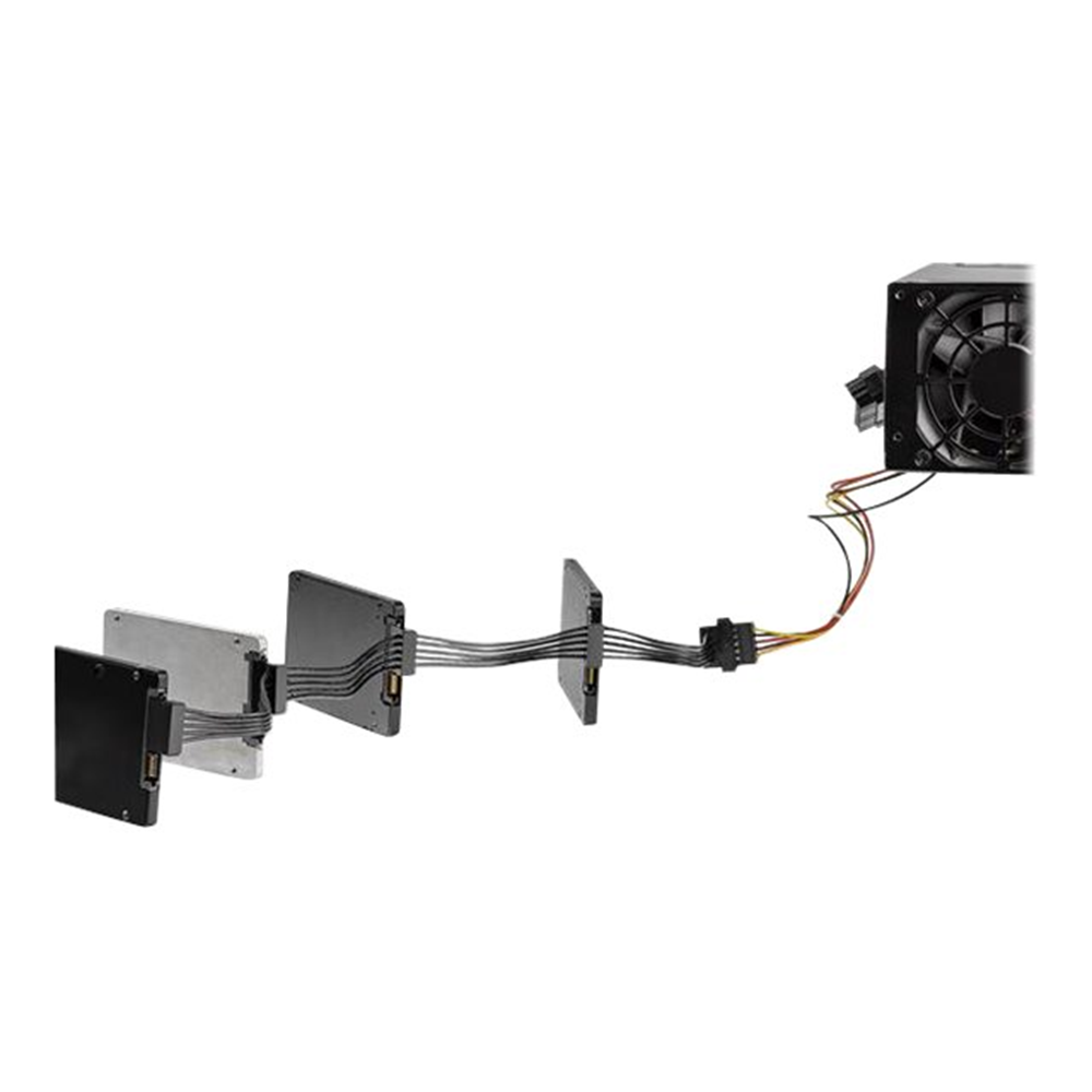 4x SATA Power Splitter Adapter Cable