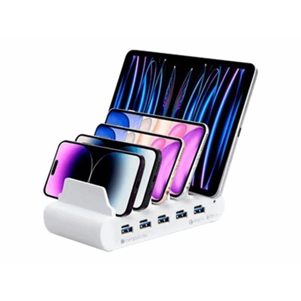 5 Port USB and USB-C Multiple Tablet