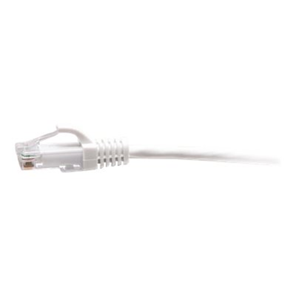 5FT/1.5M CAT6A SLIM PATCH 28AWG WHITE