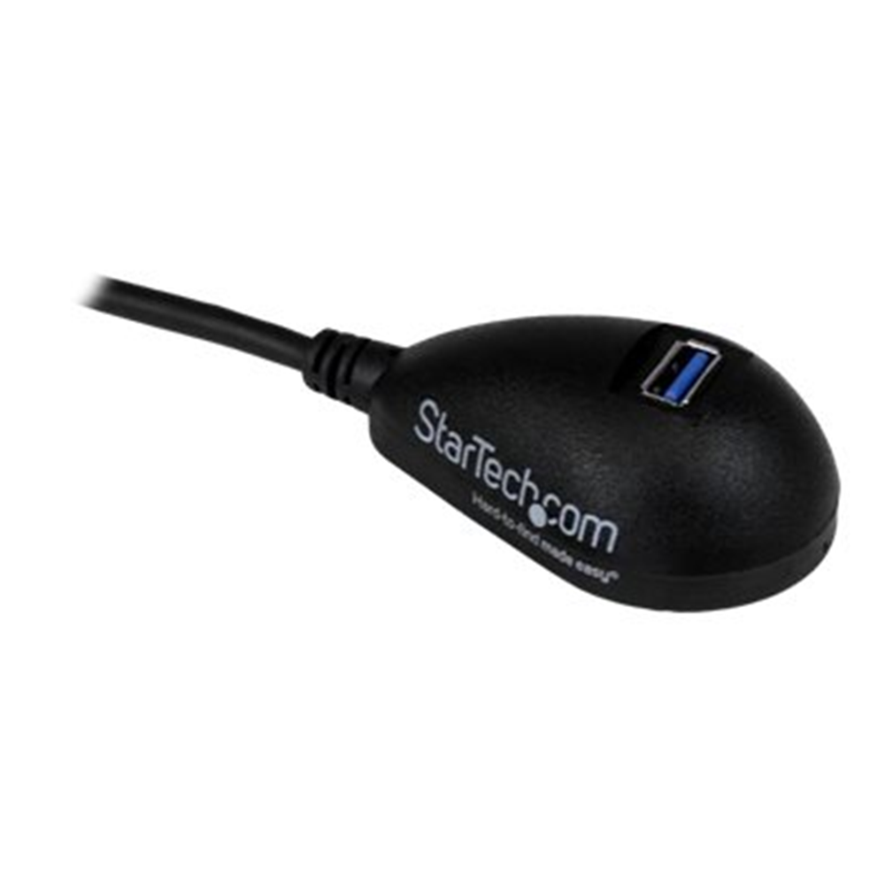 5ft Black USB 3 Desktop Extension Cable