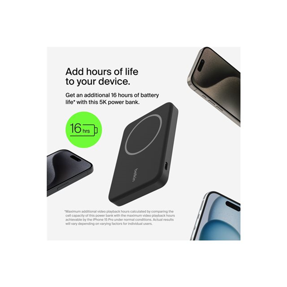 5k Qi2 MagSafe Compatible Powerbank with 5k Qi2 MagSafe Compatible Powerbank with