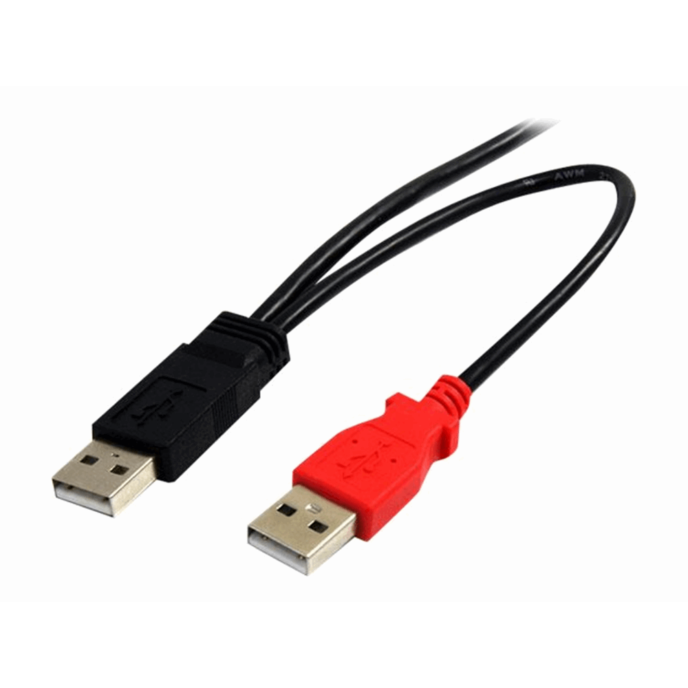 6 ft USB Y Cable for External Hard Drive