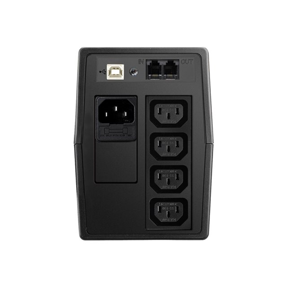 600VA DESKTOP UPS LCD 4 IEC OUT LINE AVR