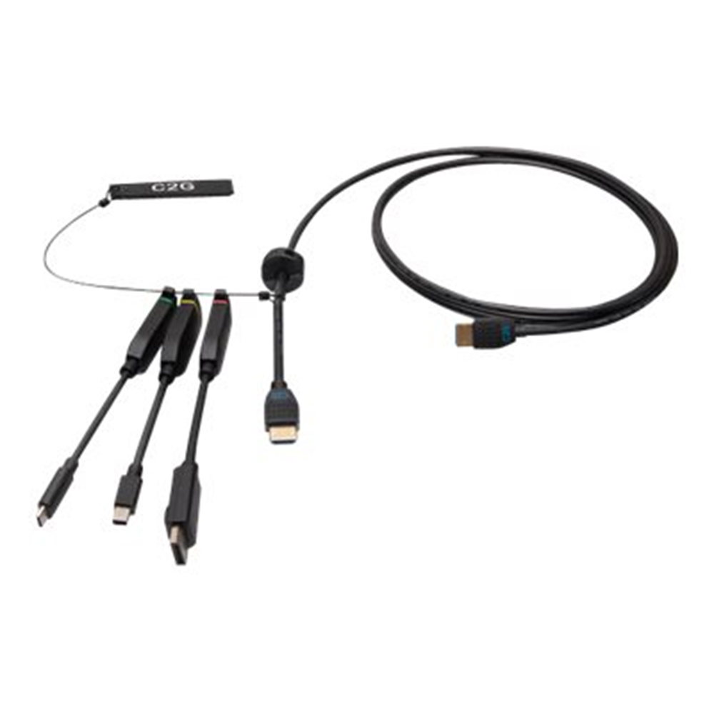 6ft Premium HDMI Dongle Ring DP mDP USBC