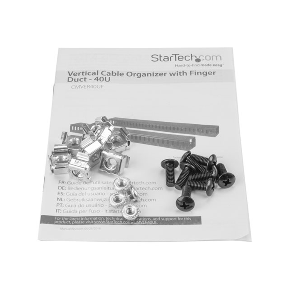 6FT VERTICAL FINGER DUCT CABLE ORGANIZER 6FT VERTICAL FINGER DUCT CABLE ORGANIZER