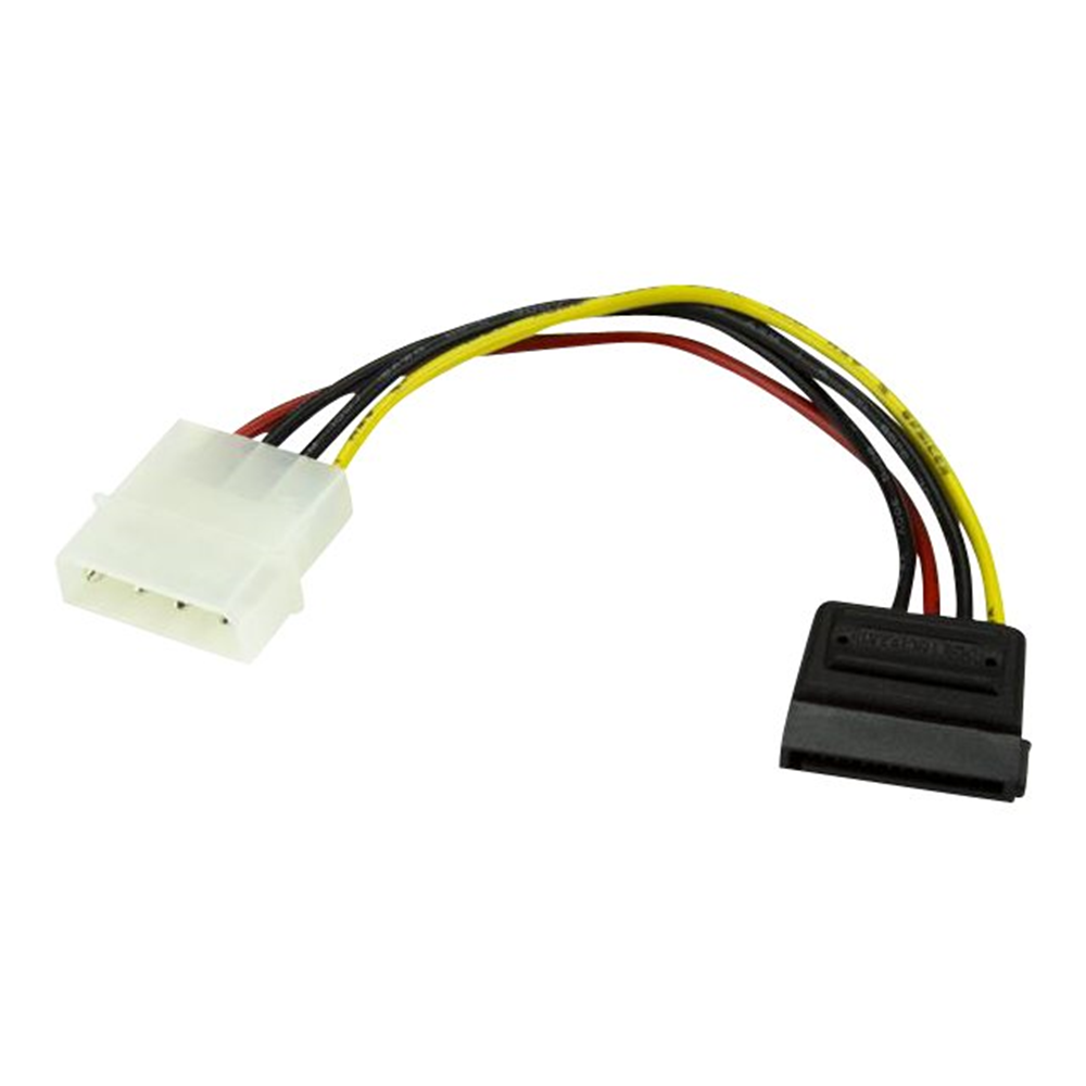 6in Molex to SATA Power Cable Adapter