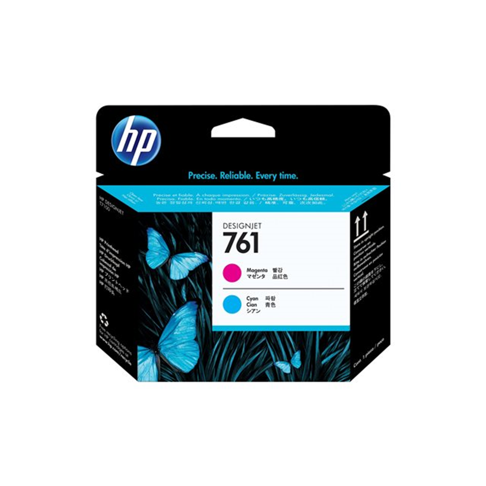 761 originele printkop magenta en cyaan1-pack