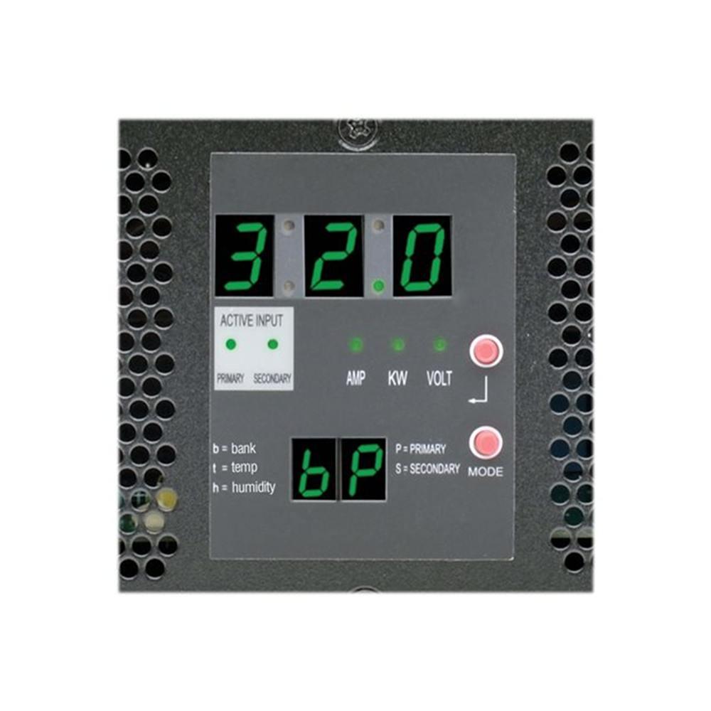 7.7kW Single-Phase Switched Automatic Transfer Switch PDU Two 200-240V IEC309 32A Blue Inputs 16-C13 2-C19 Outlets 2U TAA