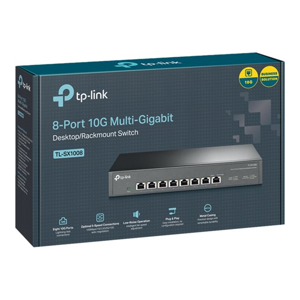 8-Port 10G Multi-Gigabit Switch PORT