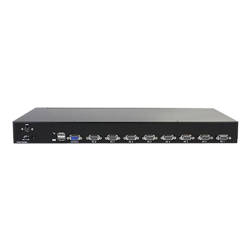8 Port 1U Rackmount USB KVM Switch Kit