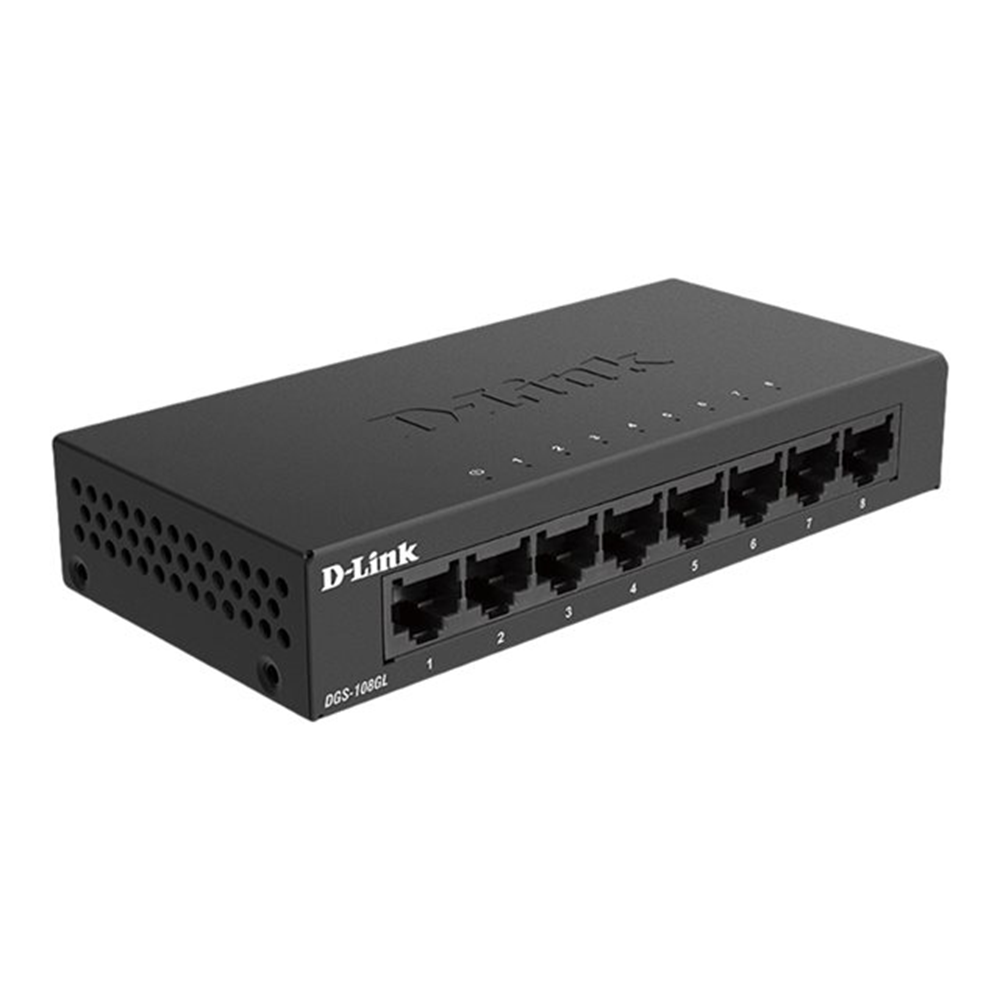 8-Port Gigabit Ethernet Metal Housing Unmanaged Ligh t Switch without IGMP##