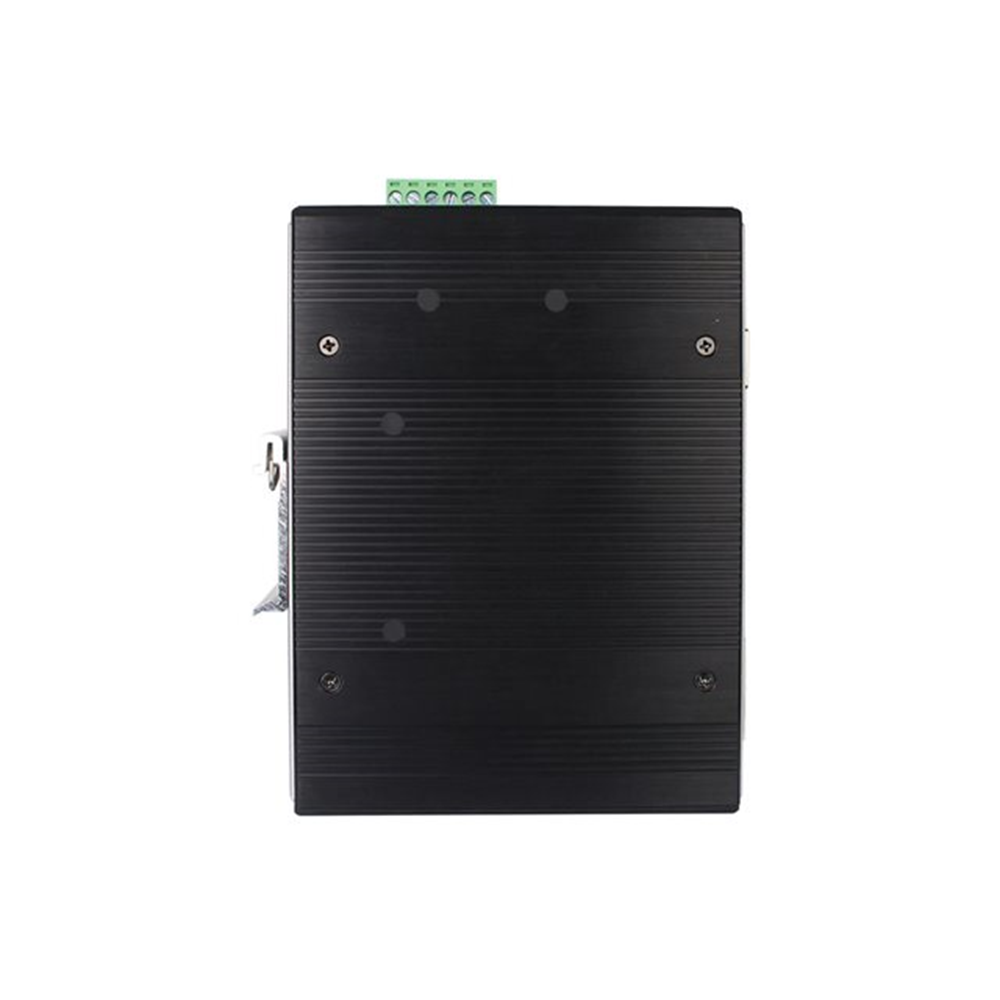 8-Port Managed Industrial Gigabit Ethernet Switch - Layer 2 1 Gbps PoE+ 30W -40to 75C DIN Mount
