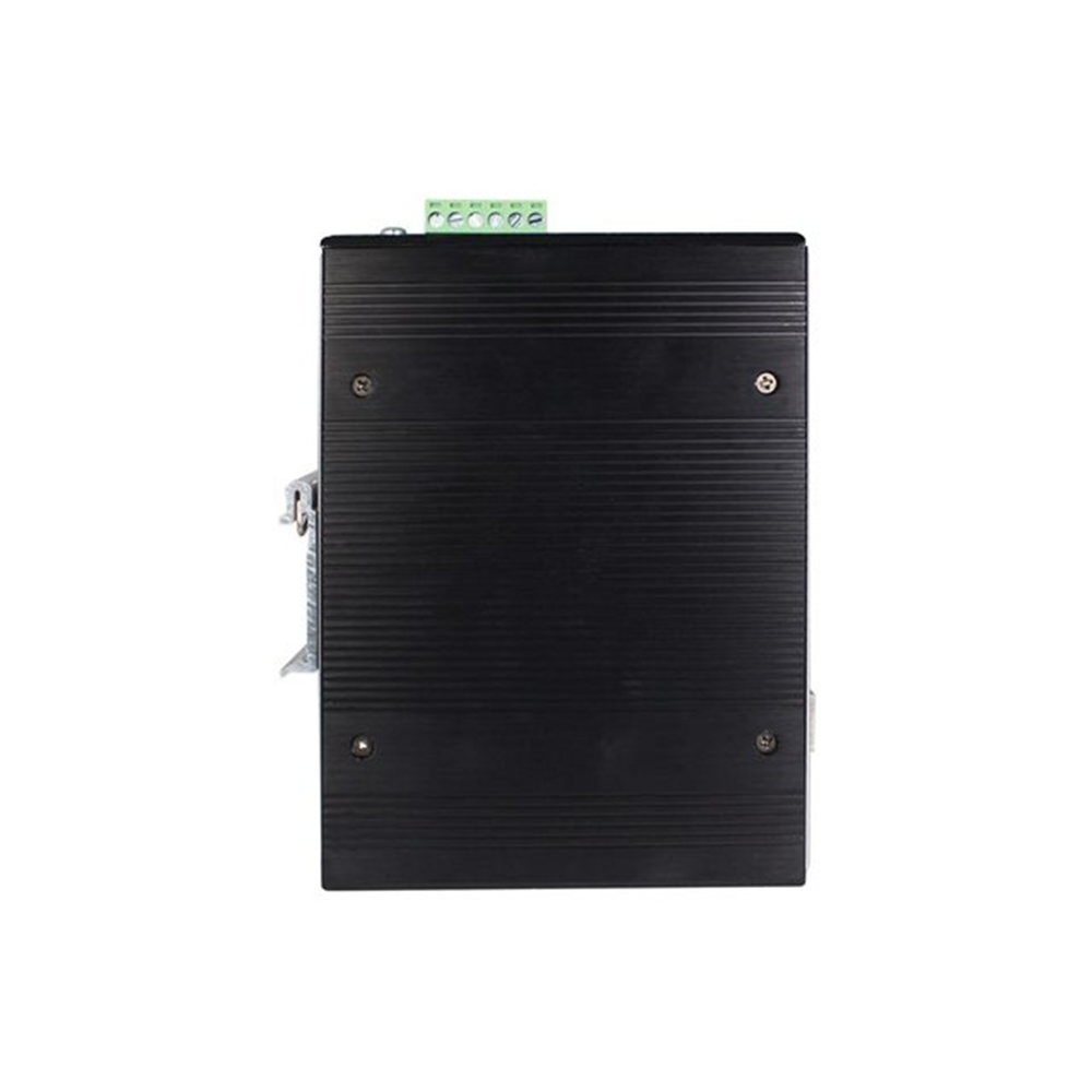 8-Port Unmanaged Industrial Gigabit Ethernet Switch - 10/100/1000 Mbps PoE+ 30W2 GbE SFP Slots -40 to 75C DIN Mount