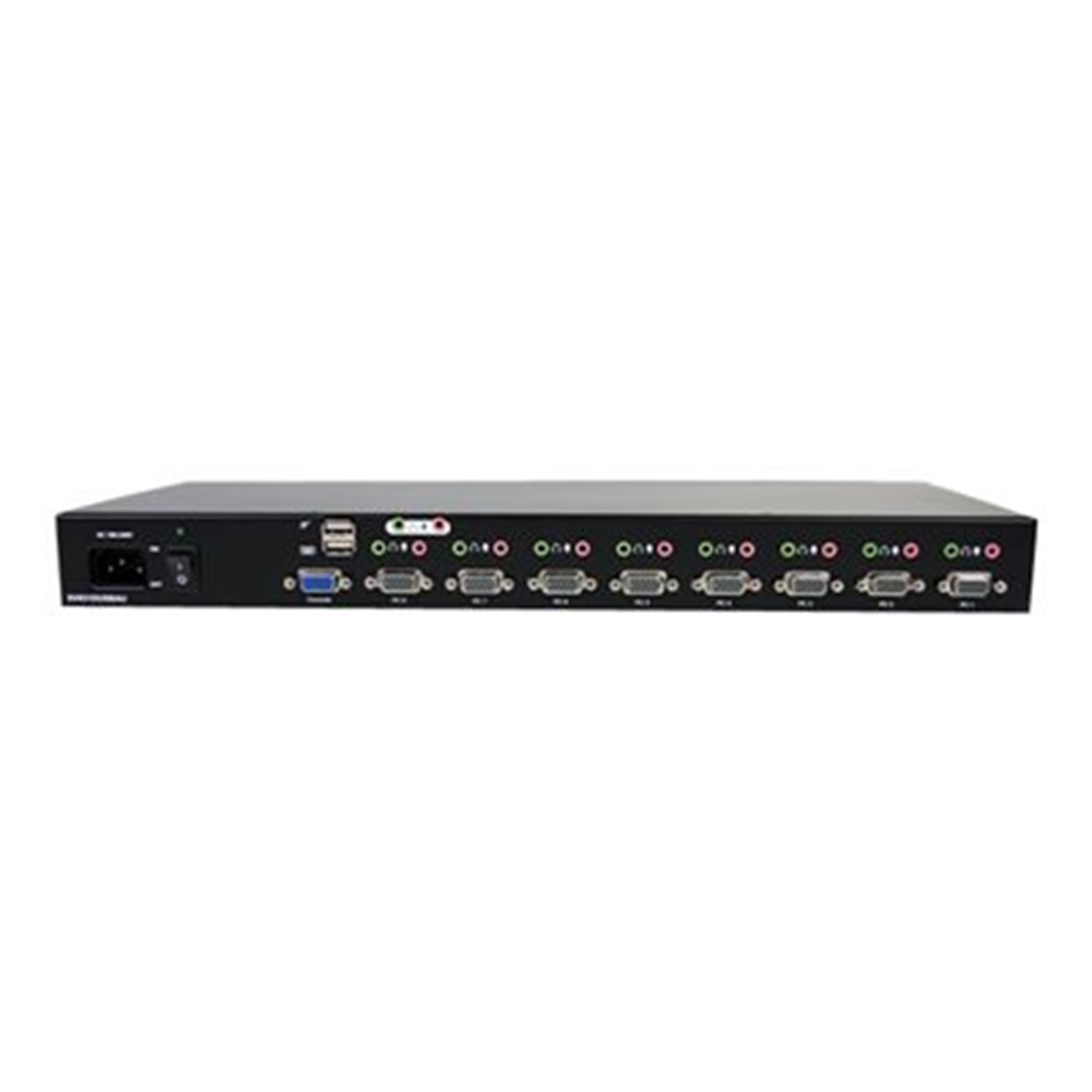 8 Port USB VGA KVM Switch with Audio