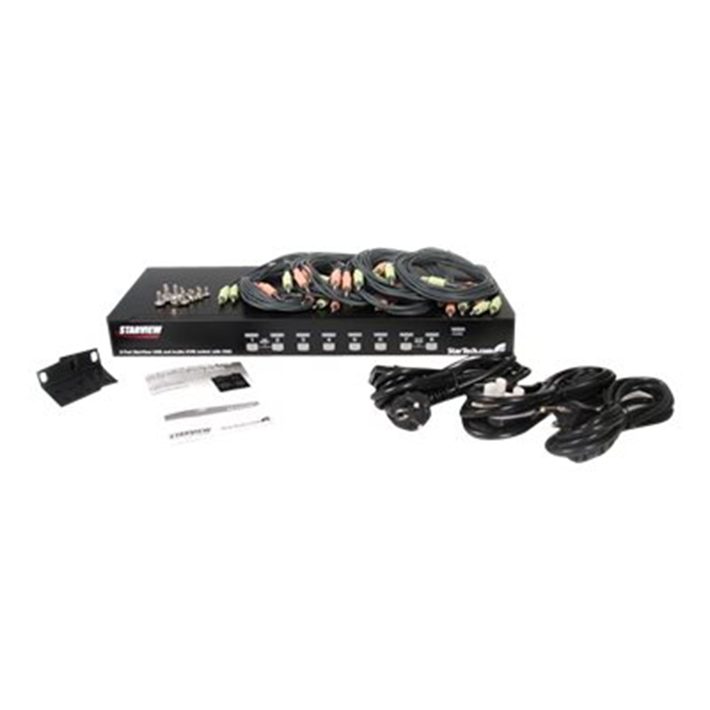 8 Port USB VGA KVM Switch with Audio