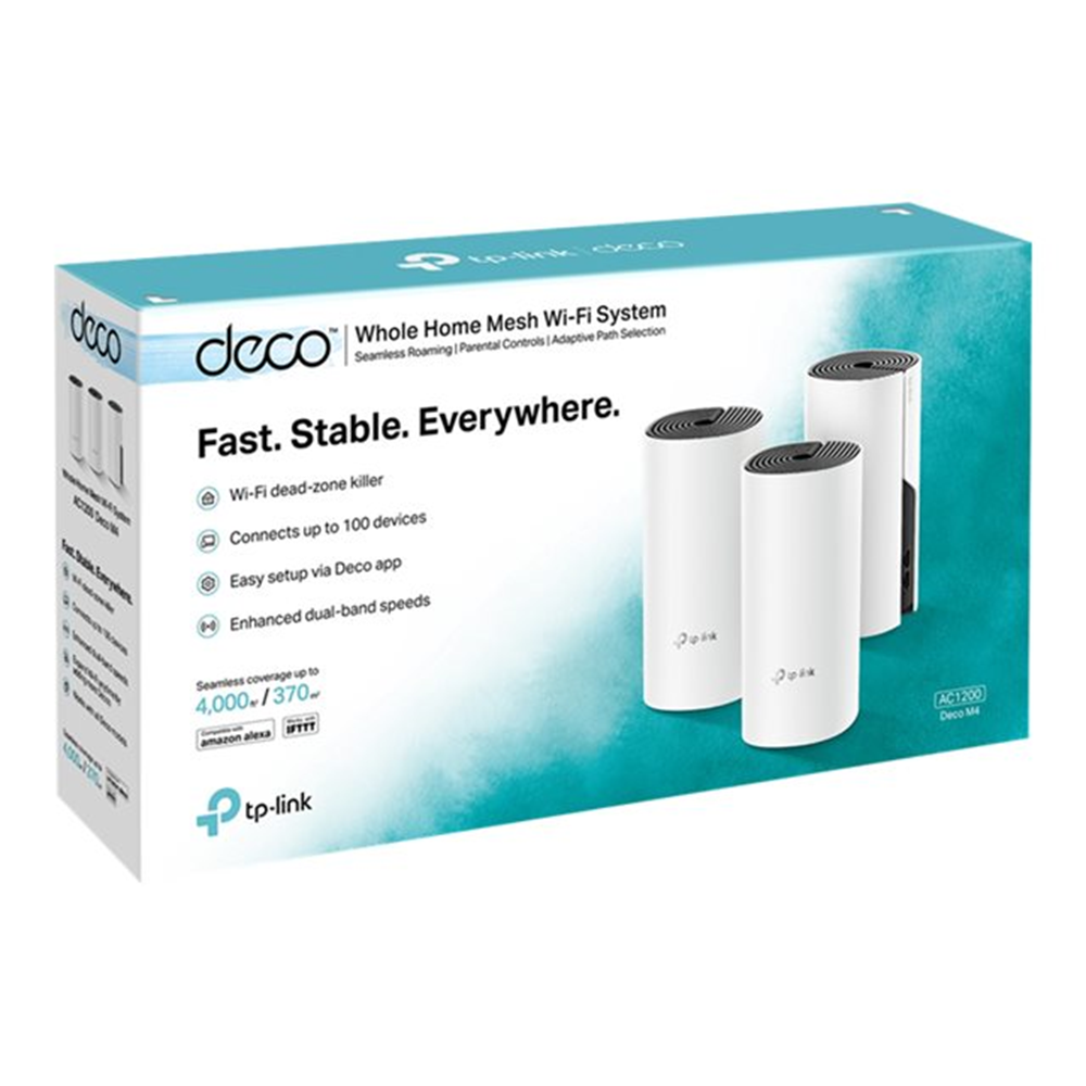 AC1200 Whole-Home Mesh Wi-Fi System  Qualcomm CPU  867Mbps at 5GHz+300Mbps at 2.4GHz  2 Gigabit Ports  2 internal antennas  MU-MIMMIMO  Beamforming  Parental Co AC1200 Whole-Home Mesh Wi-Fi System  Qualcomm CPU  867Mbps at 5GHz+300Mbps at 2.4GHz  2 Gigabit Ports  2 internal antennas  MU-MIMMIMO  Beamforming  Parental Co