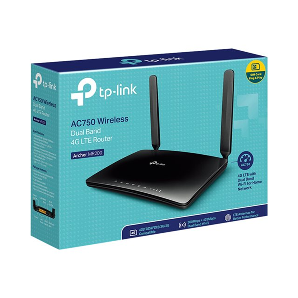 AC750 Wireless Dual Band 4G LTE Router