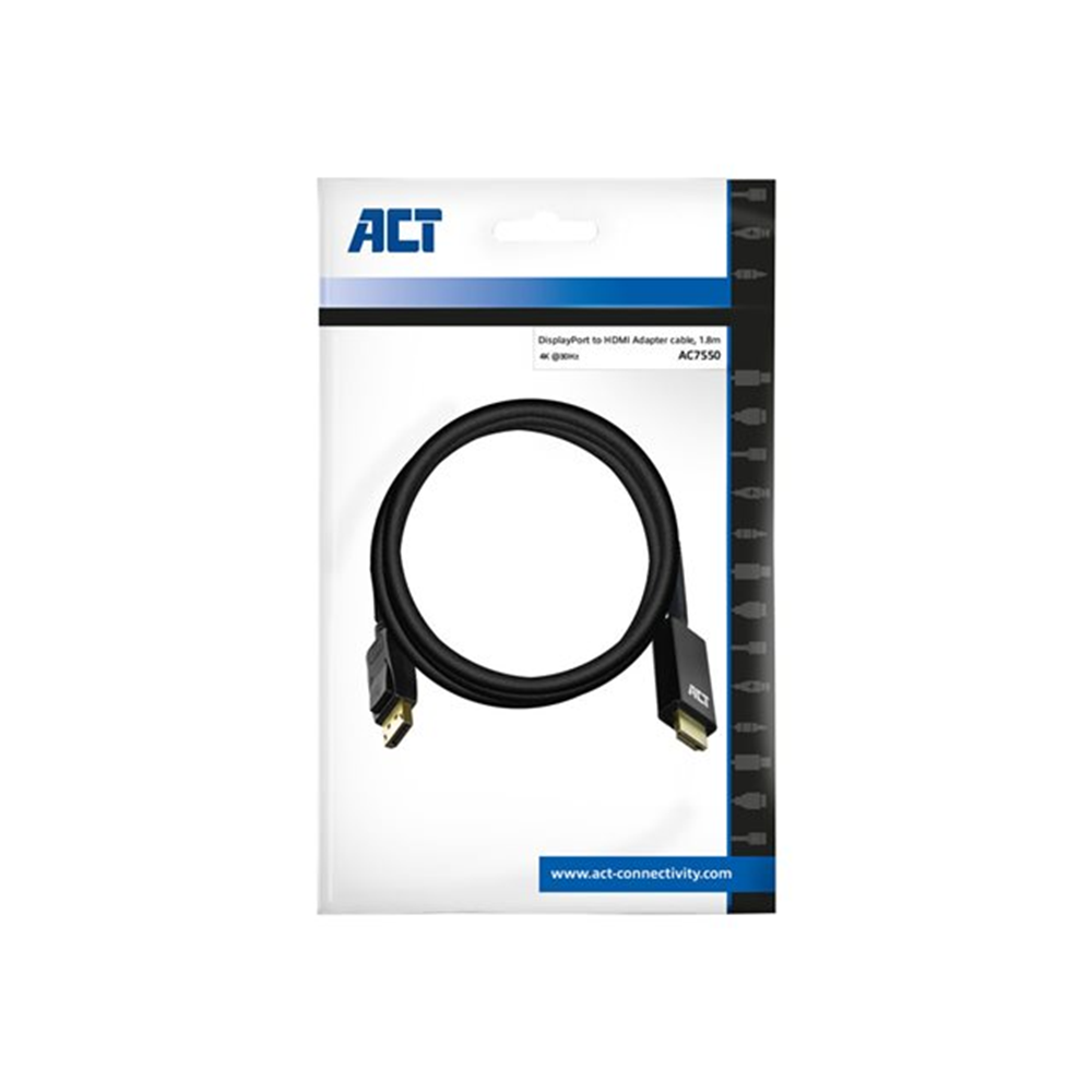 Adapter Cable DisplayPort mHDMIm 1.8m