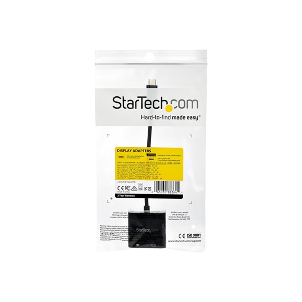 Adapter - USB C to DisplayPort - 60W PD