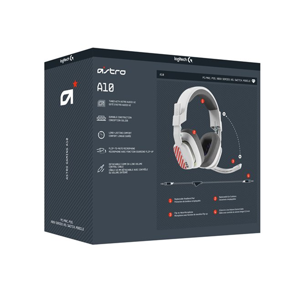 ASTRO A10 WIRED HEADSET Over-Ear/3.5mm -