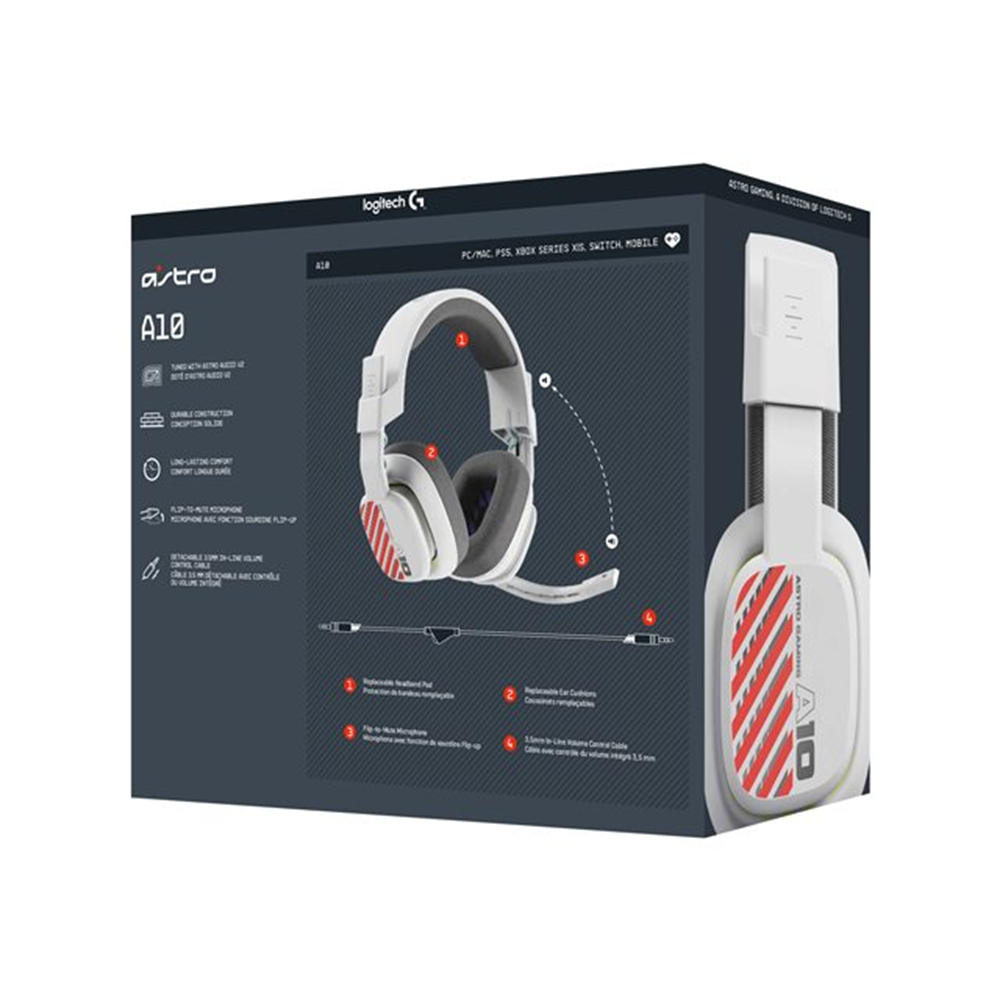 ASTRO A10 WIRED HEADSET Over-Ear/3.5mm -