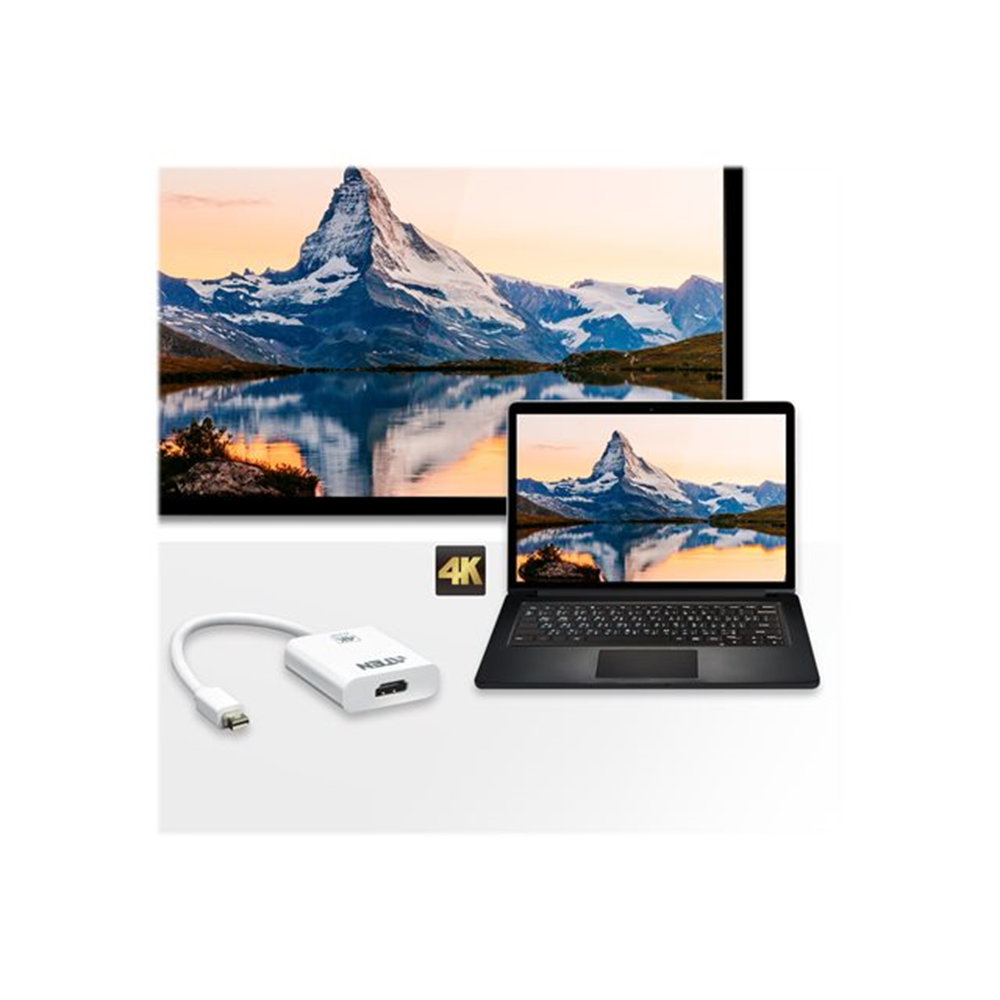 Aten 4K Mini DisplayPort to HDMI ActiveAdapter Aten 4K Mini DisplayPort to HDMI ActiveAdapter