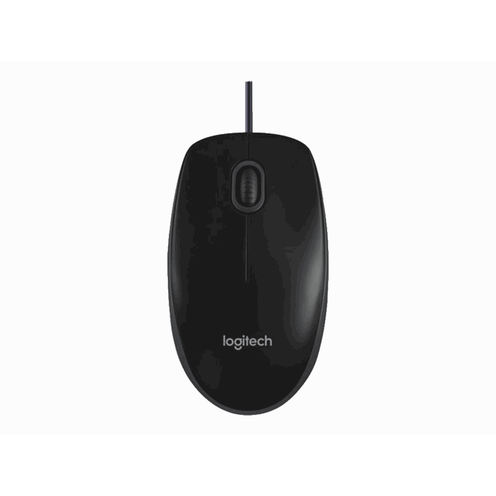 B100 Optical USB Mouse for Bus - BLACK