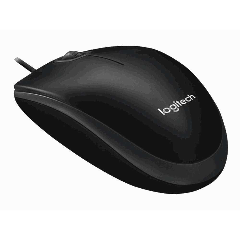 B100 Optical USB Mouse for Bus - BLACK
