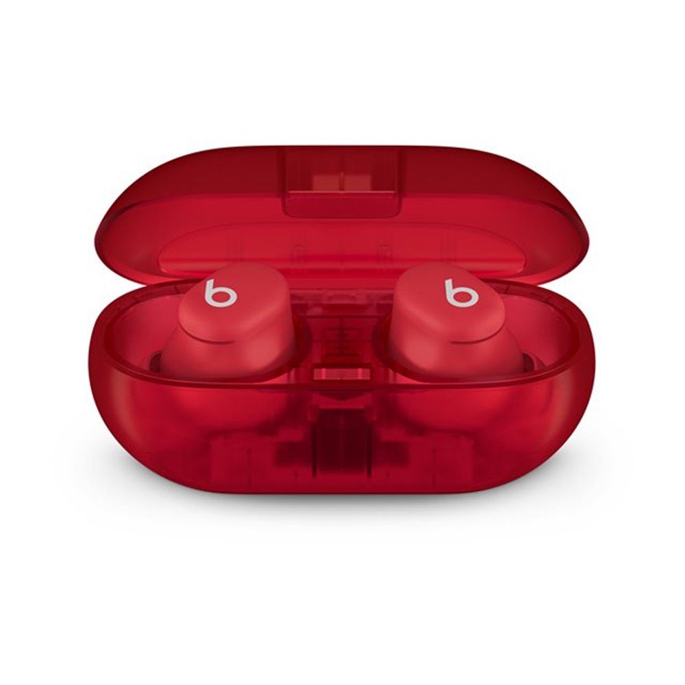 Beats Solo Buds Transparent Red