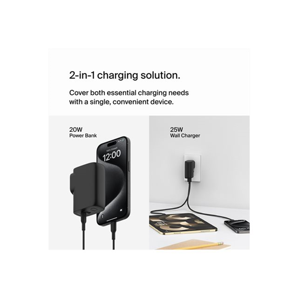 Belkin chargeur secteur hybride 25W et B Belkin chargeur secteur hybride 25W et B