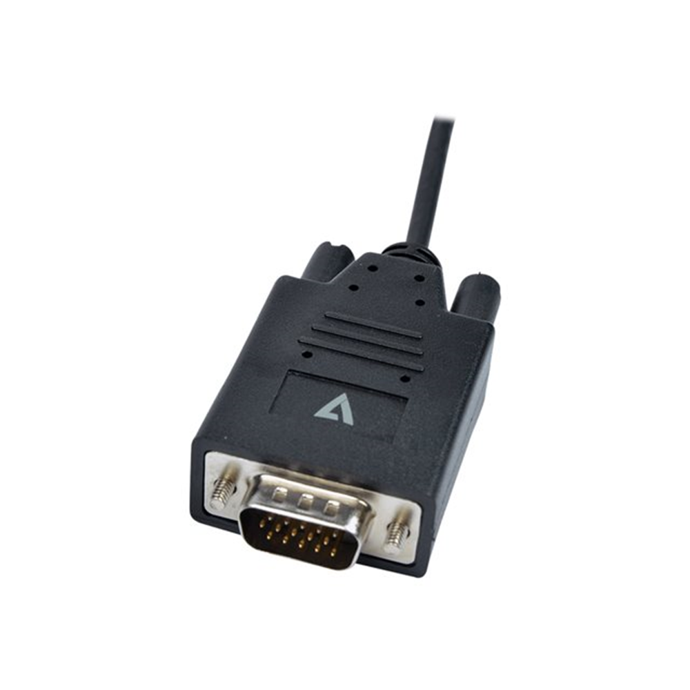 BLACK USB-C TO VGA VIDEO CABLE USB-C MAL