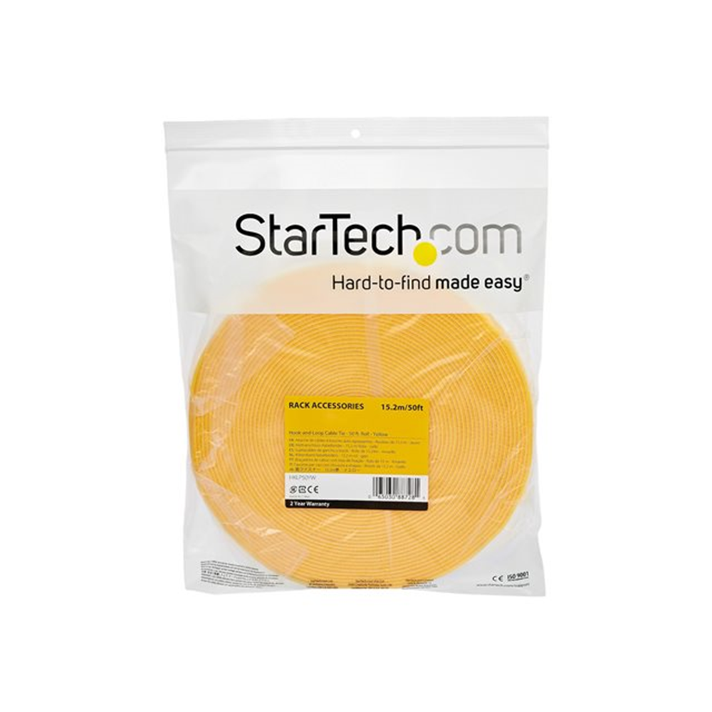 Cable - Hook and Loop - 7.6 m - Yellow Cable - Hook and Loop - 7.6 m - Yellow