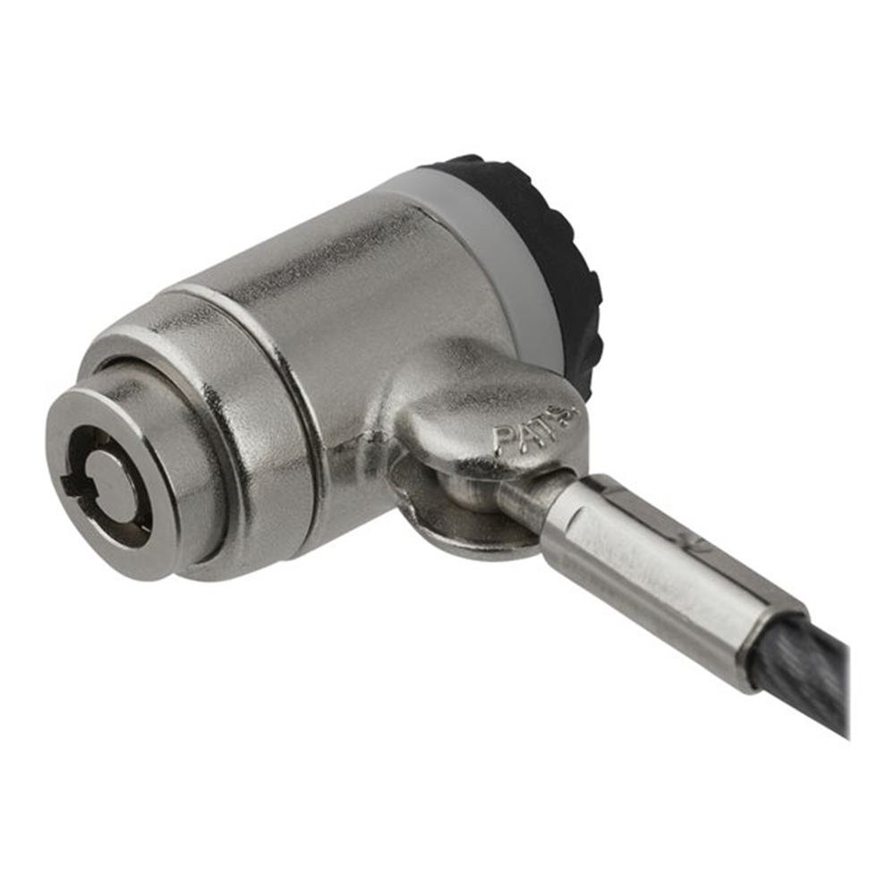 Cable Lock - Keyed - Push-to-Lock Button